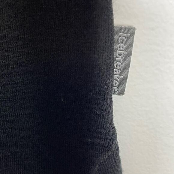 Icebreaker womens Dalston Merino Crewneck Sweatshirt size Small Black New - Picture 9 of 12